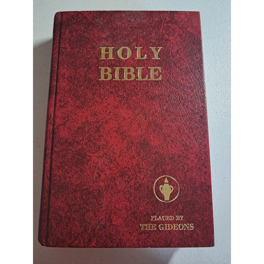 The Gideons International Holy Bible Red Hardcover Old and New Testaments